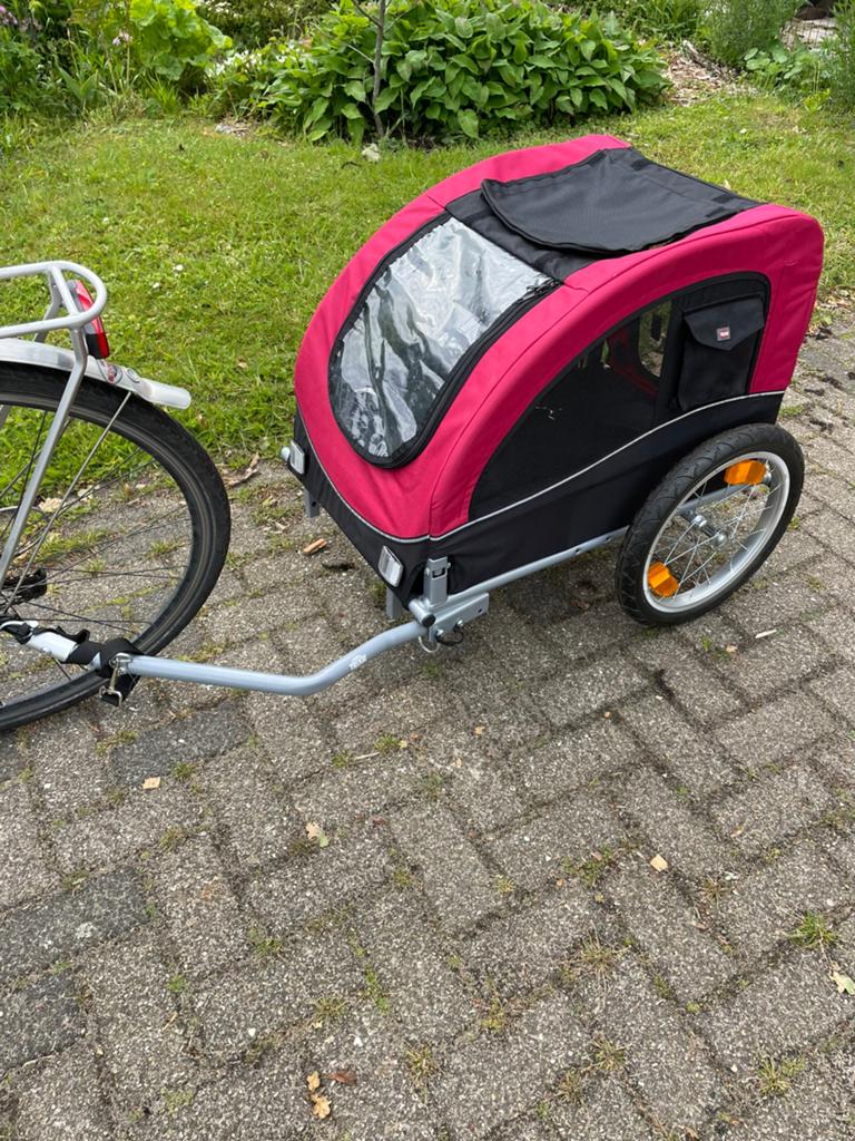 Hondenfietskar Trixie NIEUW, Fietsen en Brommers, Fietsaccessoires | Aanhangers en Karren, Ophalen, Opvouwbaar, Nieuw, 20 tot 40 kg