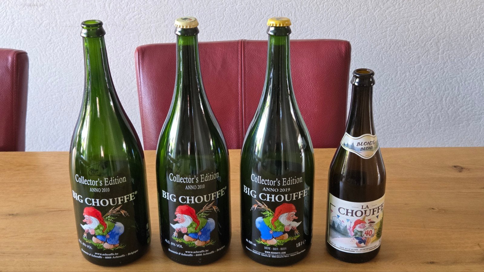 chouffe collectors edition flessen, Ophalen of Verzenden, Flesje(s), Overige merken