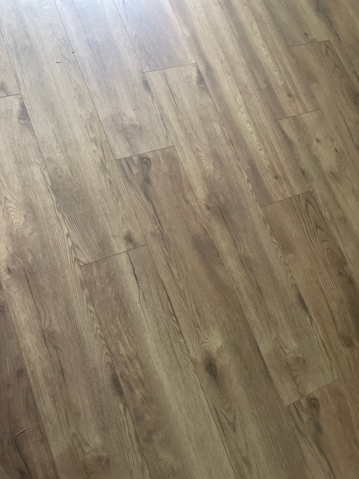 Top kwaliteitslaminaat-Warme bruin eikenlook AC4 8mm 26,6 m², Ophalen, Gebruikt, 50 tot 150 cm, 5 tot 10 m²