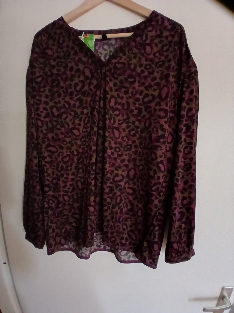 NIEUW Top shirt met lange mouw HEMA maat L, Maat 42/44 (L), Nieuw, Ophalen of Verzenden, Lange mouw