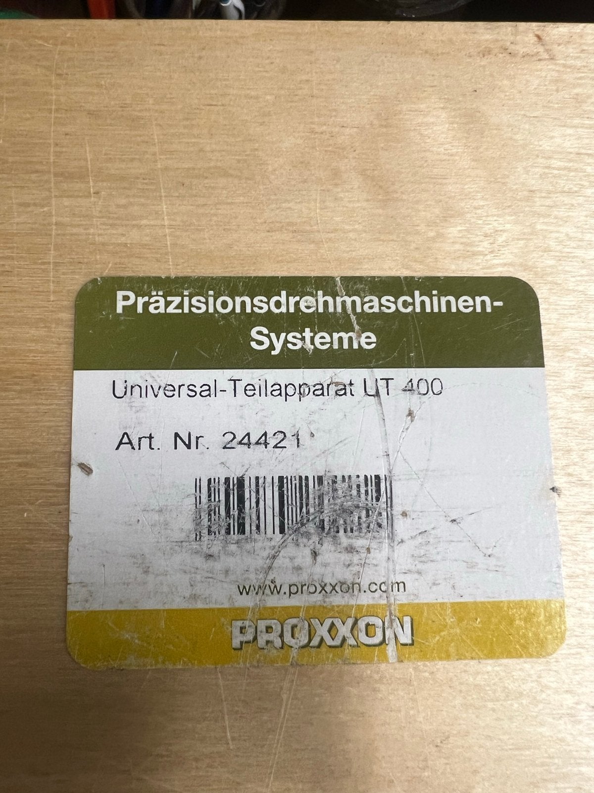 Proxxon Universeel Deelapparaat UT 400 - Precisie Draaibank, Ophalen, Nieuw, Onderdeel