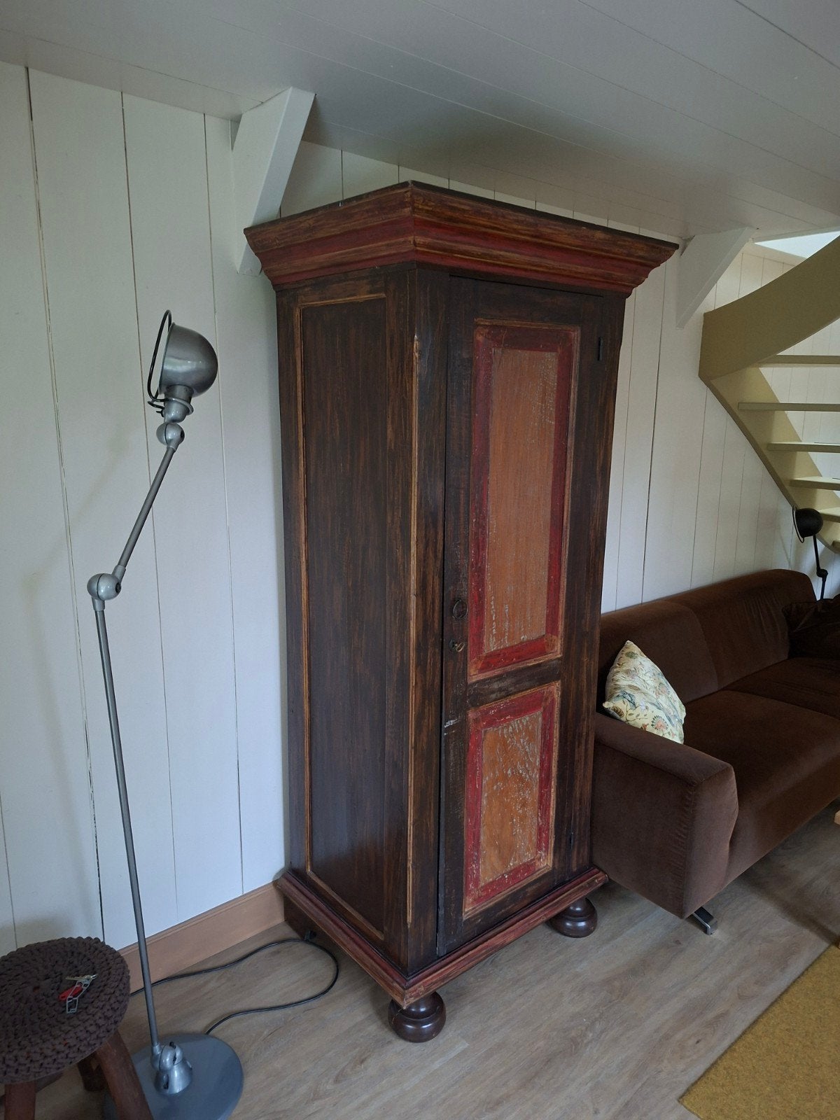 Mooie grote hardhouten kast., Ophalen
