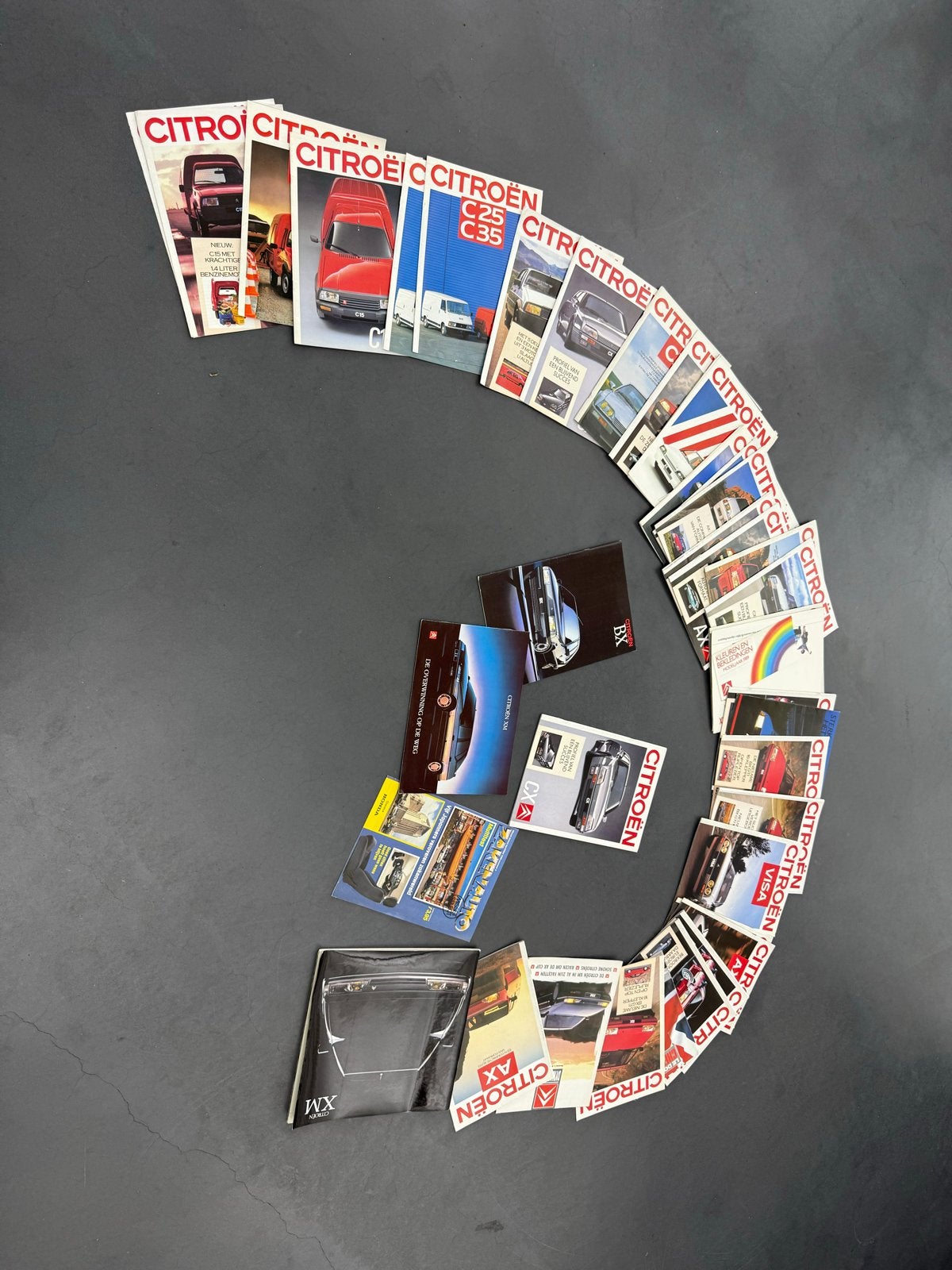 Diverse collectie oude autofolders, Boeken, Auto's | Folders en Tijdschriften, Ophalen of Verzenden, Gelezen, Overige merken