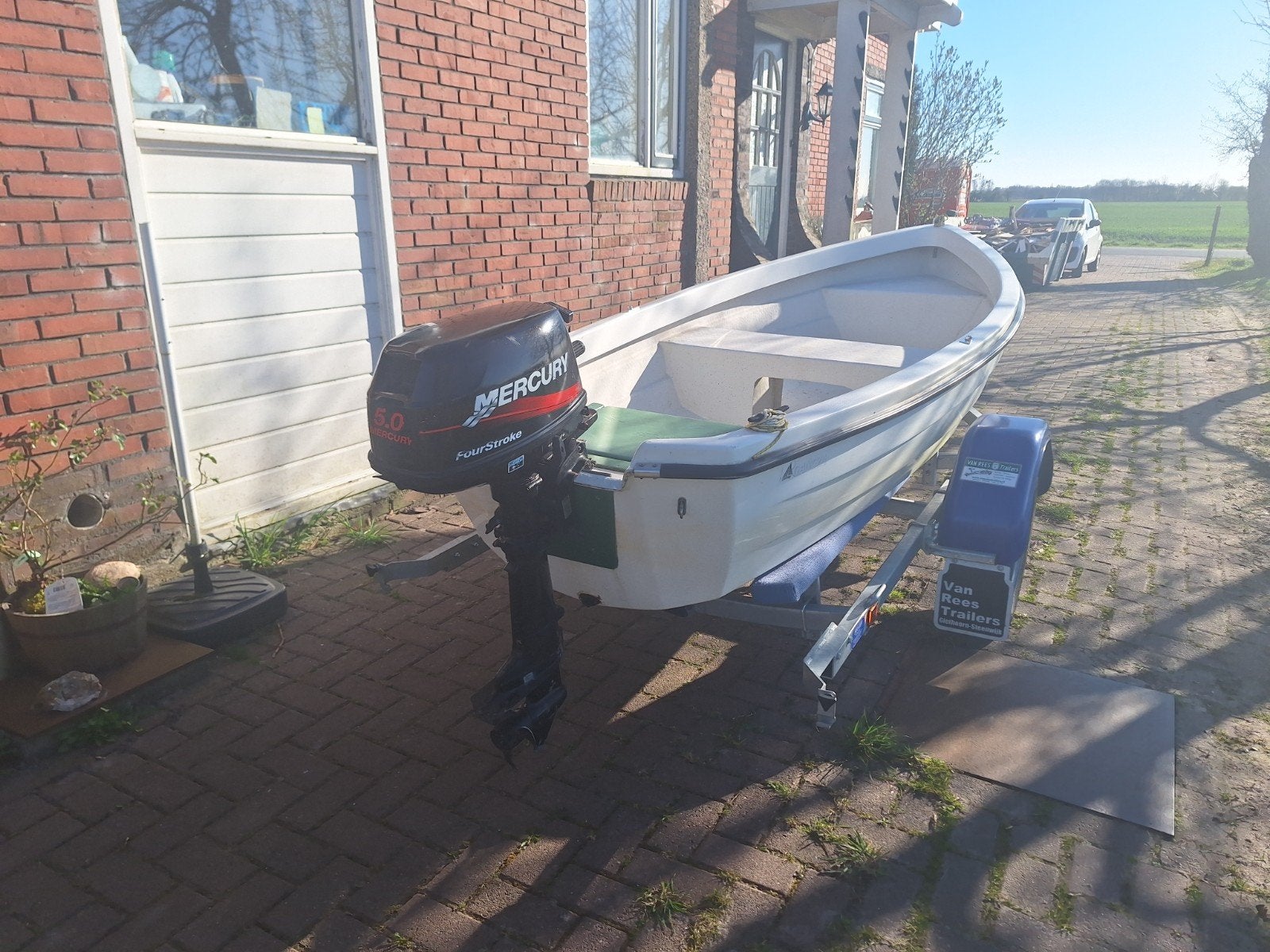 vis/toerbootje., Watersport en Boten, Speedboten, Ophalen
