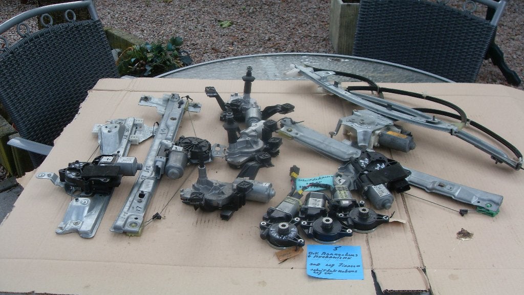 raammechanisme dakmotors ruitenwissermoters peugeot citroën, Ophalen of Verzenden