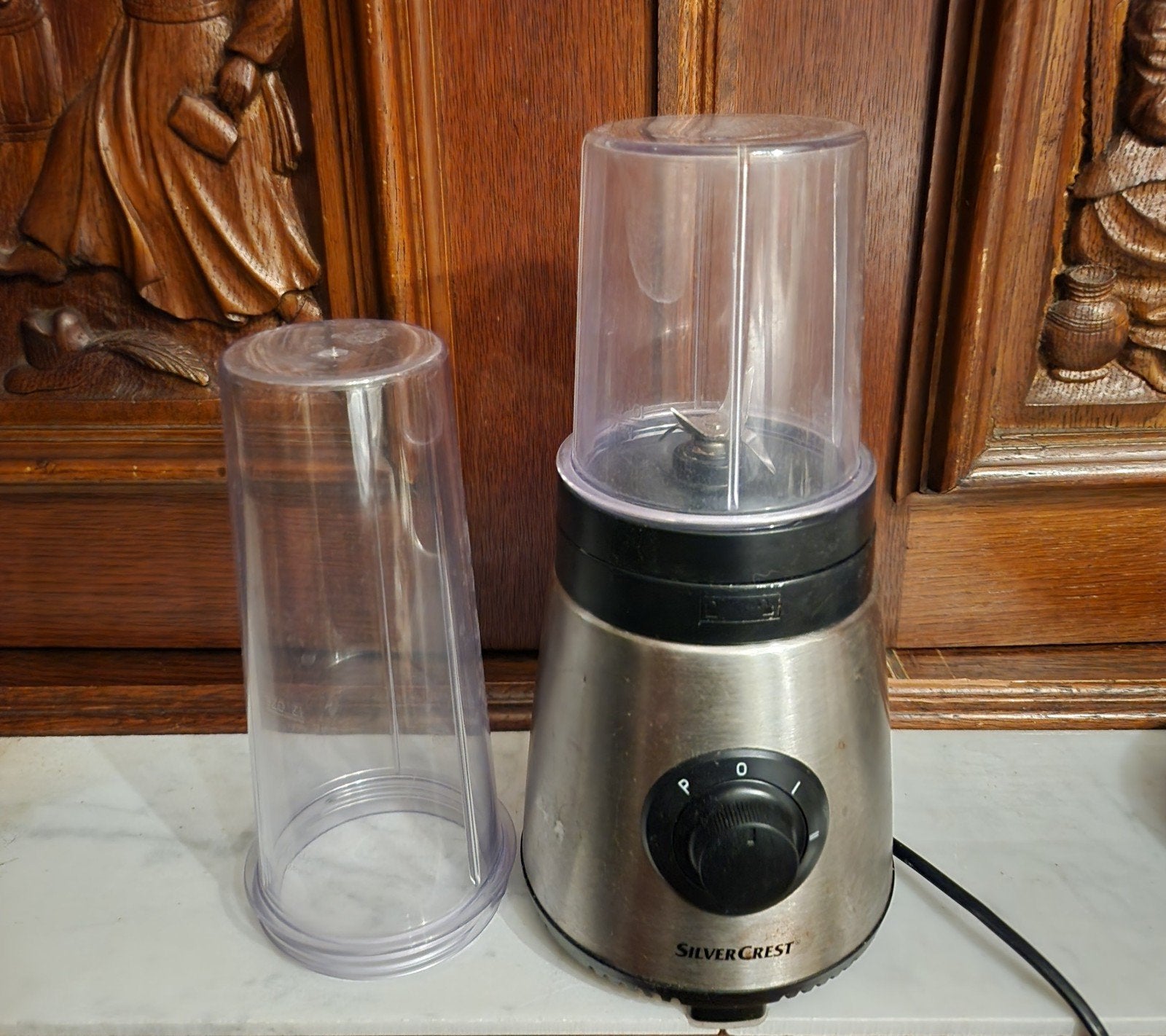 SilverCrest Personal Mixer Blender, Witgoed en Apparatuur, Minder dan 1 liter, Ophalen of Verzenden, Zo goed als nieuw, 3 snelheden of meer