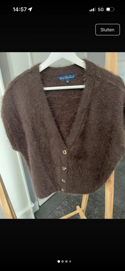 Nieuwe spencer red button M, Ophalen of Verzenden, Nieuw, Maat 38/40 (M), Bruin