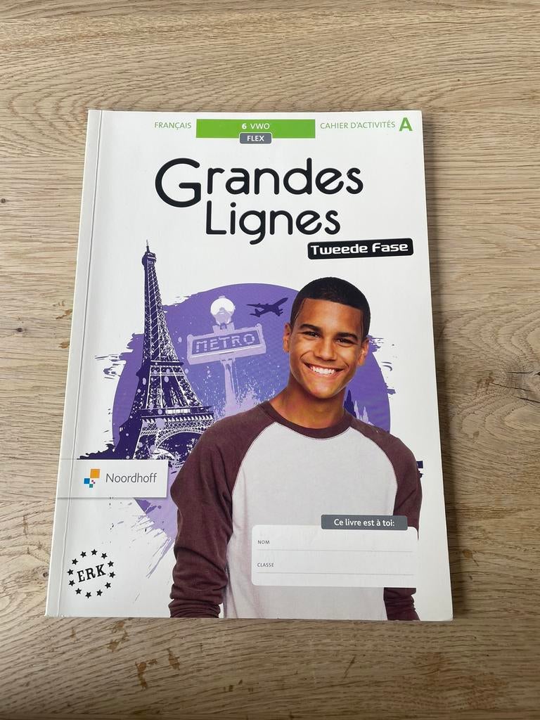 Grandes lignes 6 vwo cahiers d'activités b - tweede fase, Verzenden, Zo goed als nieuw, VWO, Frans