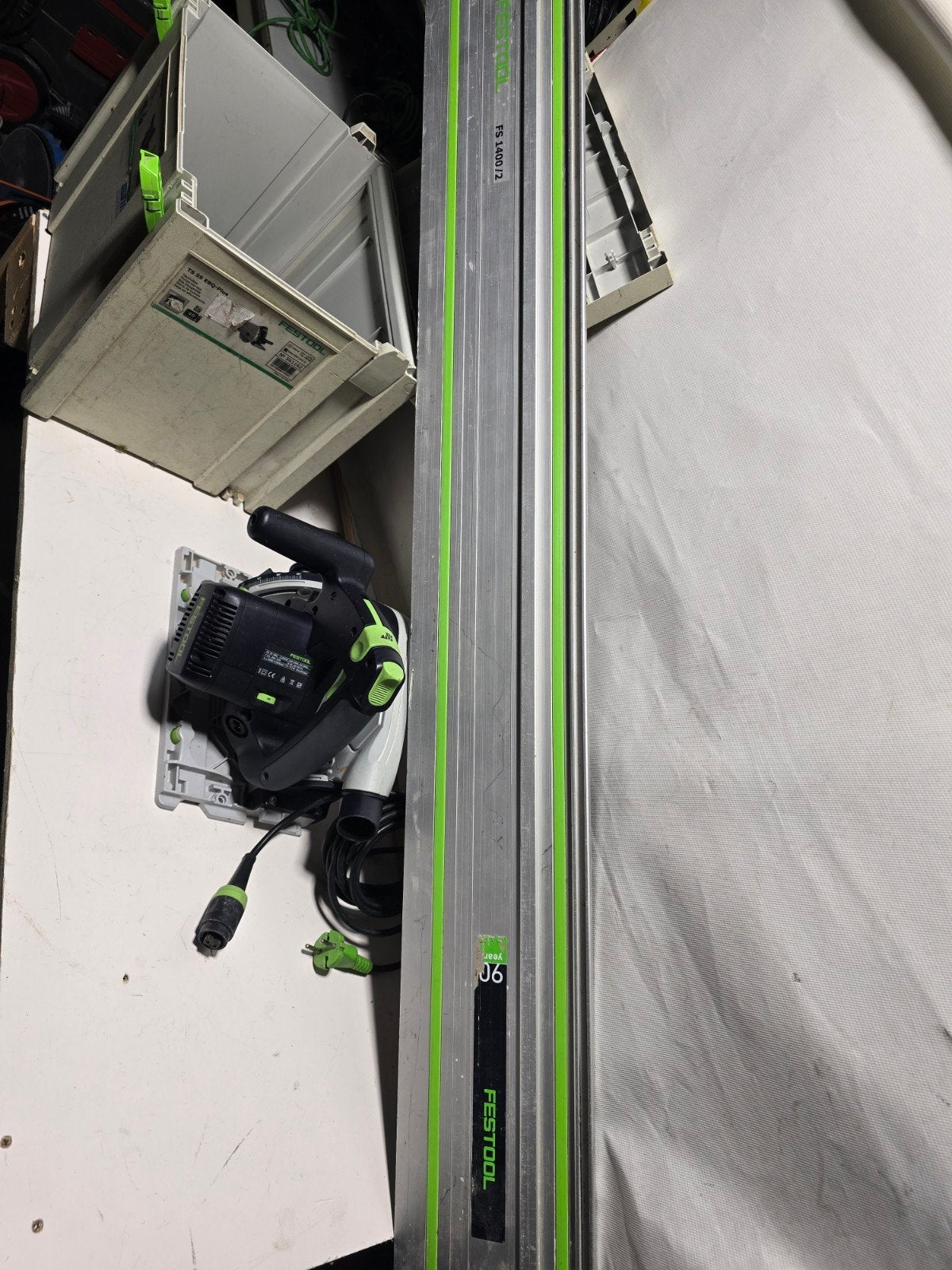 festool invalzaag in liniaal 1400mm, Ophalen of Verzenden, Festool, N.v.t, N.v.t