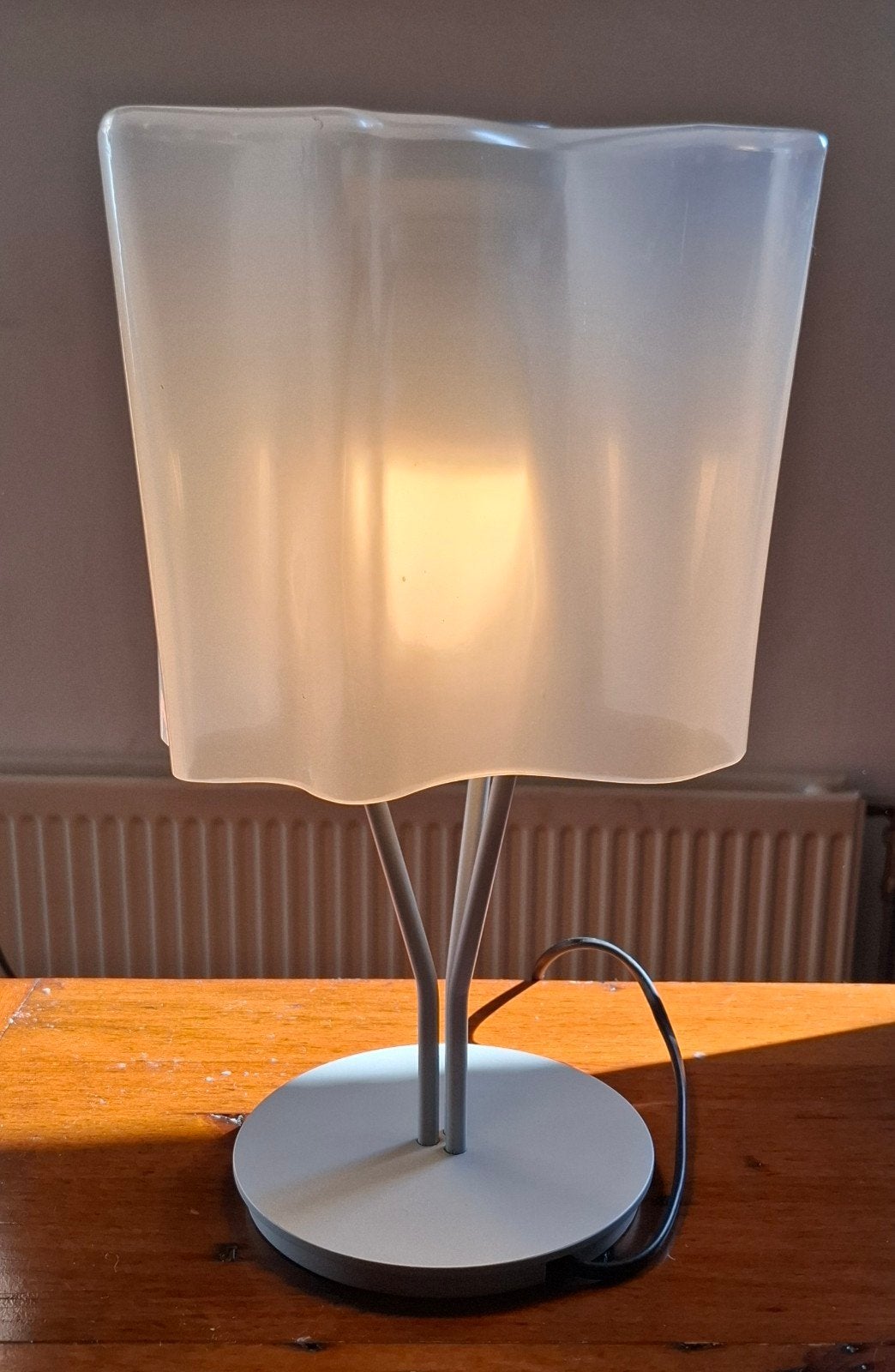 1x tafellamp Artemide logica micro van glas en metaal, Ophalen, Meerkleurig, 44 cm, E27 (groot)