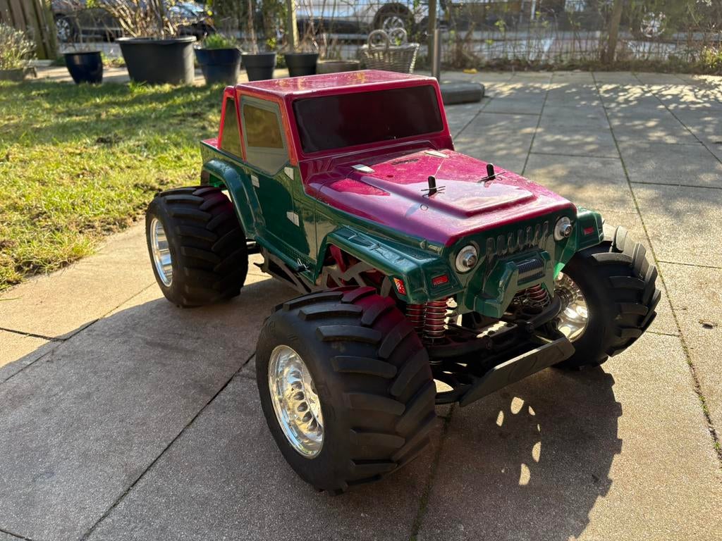 FG Monster 1/5 RC Benzine auto, Hobby en Vrije tijd, Modelbouw | Radiografisch | Auto's, Ophalen, Benzine, Gebruikt, Auto offroad