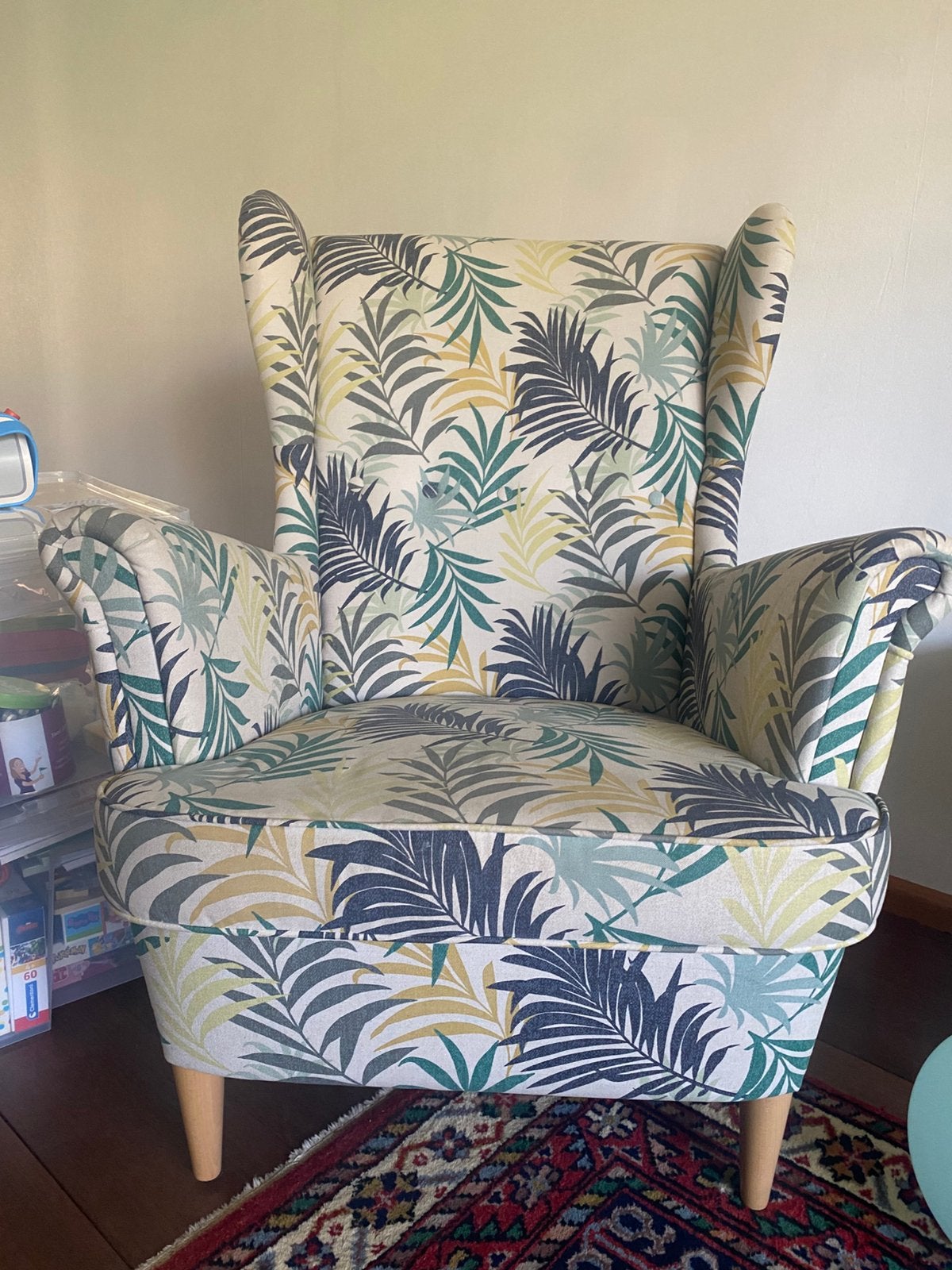 Ikea fauteuil strandmond, Ophalen, Zo goed als nieuw, 75 tot 100 cm, 50 tot 75 cm