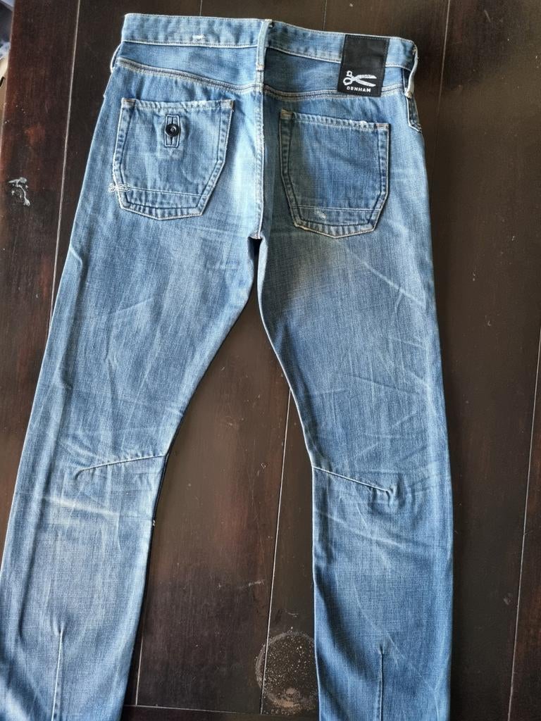 CLASSIC VINTAGE DENHAM SKIN SKINNY FIT JEANS SIZE 33/32, Blauw, Ophalen of Verzenden, Zo goed als nieuw, W33 - W34 (confectie 48/50)