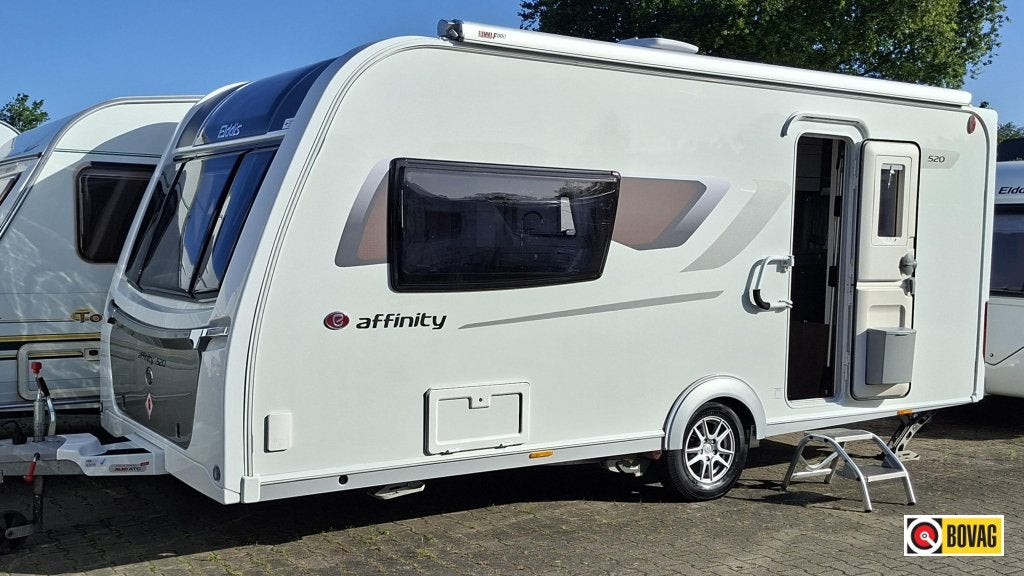 Elddis Affinity 520 Mover, E&P, Cass. Luifel,, Caravans en Kamperen, Standaardzit, Elddis, Tot en met 2, Overige typen