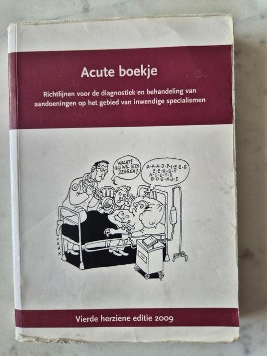 Acute Boekje - Richtlijnen diagnostiek en behandeling, Boeken, Ophalen of Verzenden, WO, Beta, Onbekend