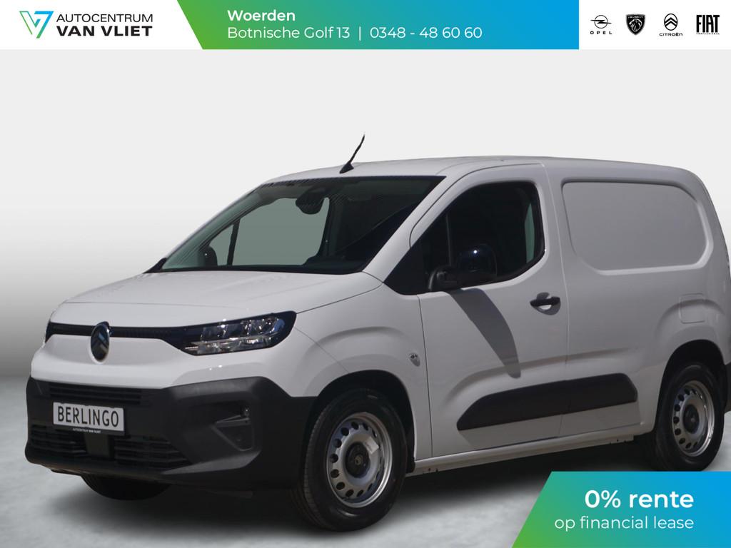 Citroen ë-Berlingo L1 50 kWh | 0% rente | tot 8 jaar garant, Wit, Origineel Nederlands, Nieuw, 2 stoelen