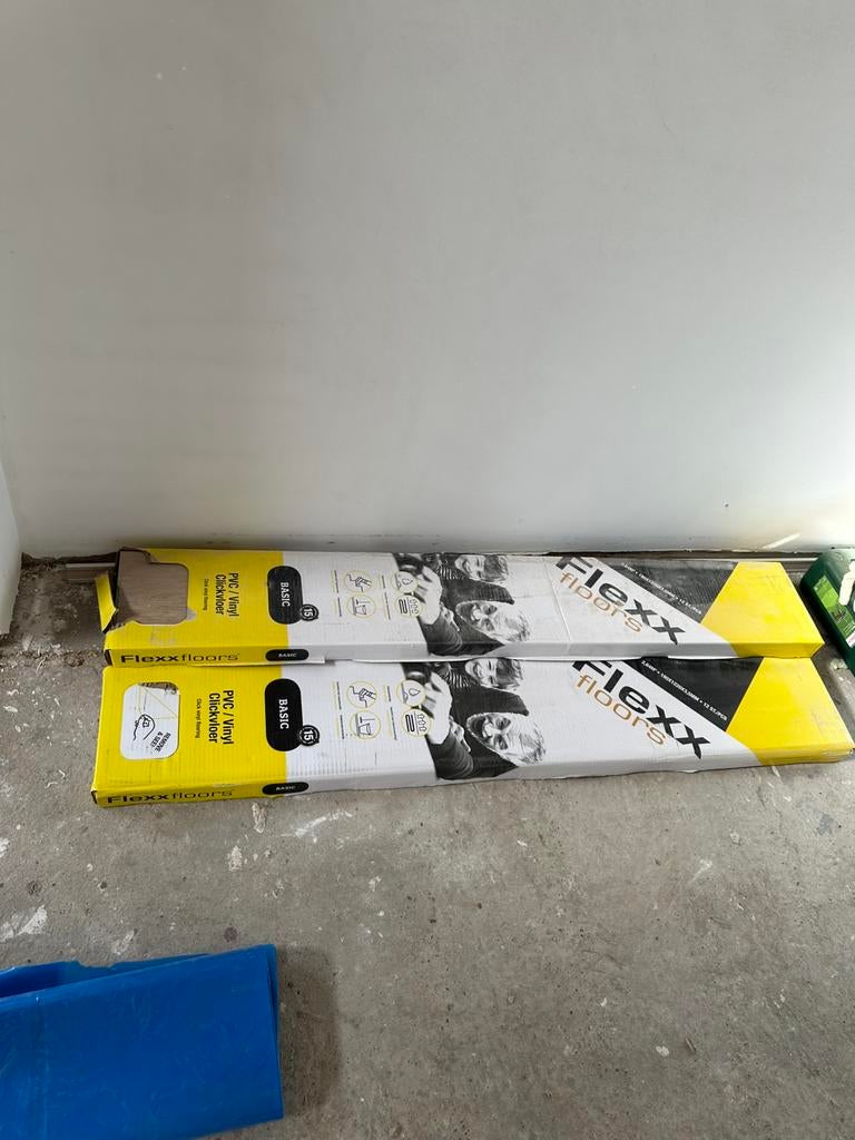 Flexx Floors PVC bruin / Vinyl Clickvloer - Nieuw 7,92m2, Flexx floors, Overige typen, 3257LD, Nieuw