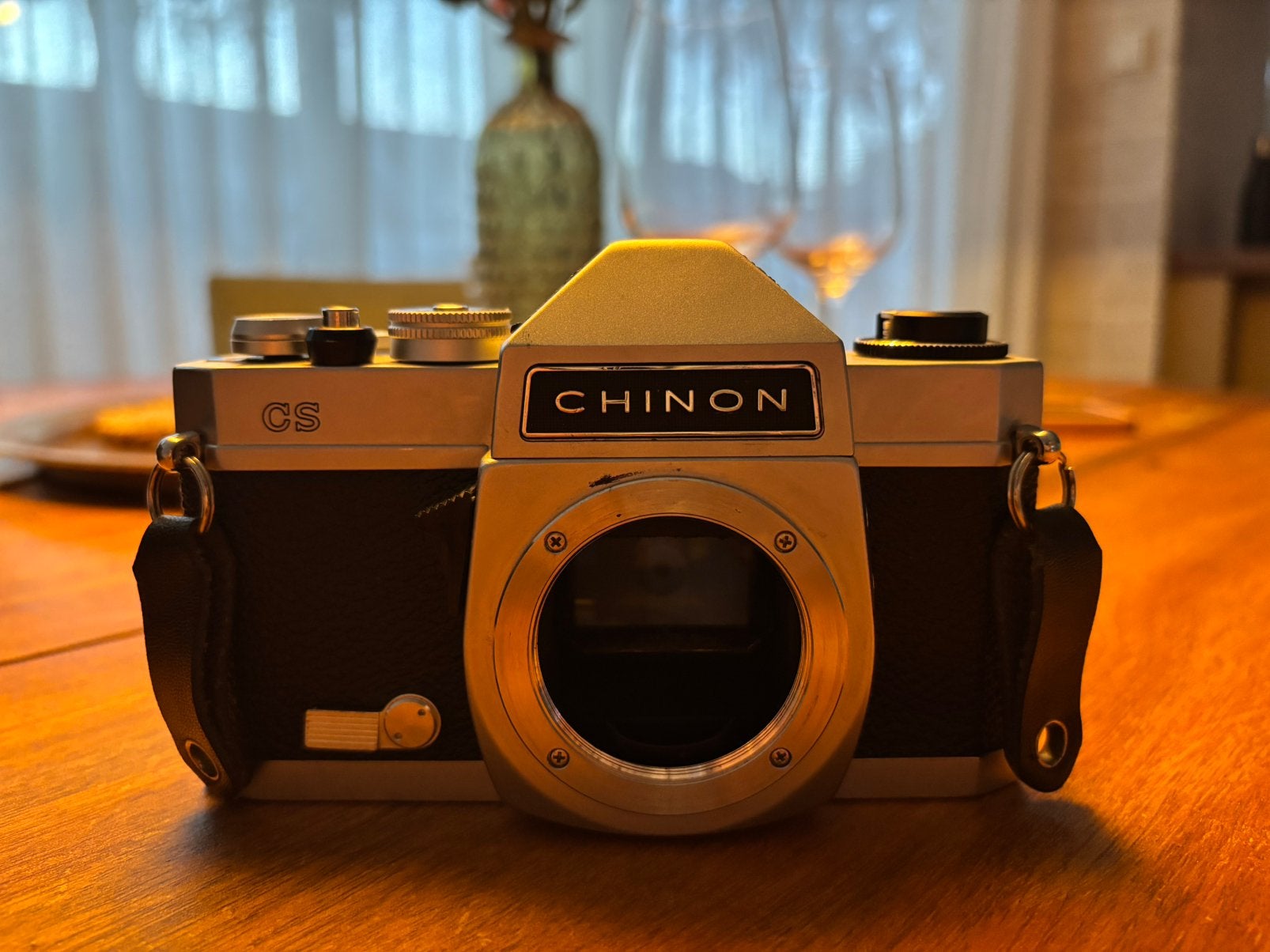 Chinon foto camera spiegelreflex, Ophalen, Gebruikt, Spiegelreflex, Overige Merken