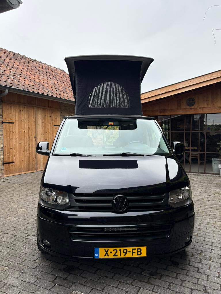 Volkswagen T5.1 camper lange versie 5 zitplaatsen hefdak, Caravans en Kamperen, Automaat, Buscamper of Camperbus, Volkswagen, Diesel