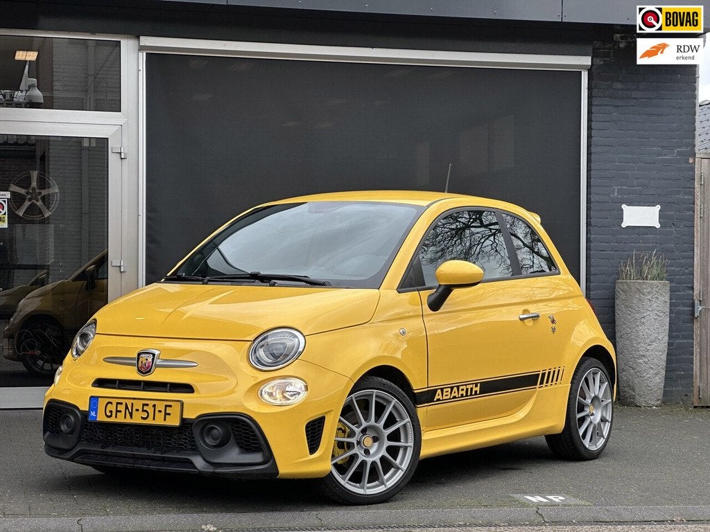 Fiat 500 1.4 T-Jet Abarth 595 DAB / AIRCO / NAVI, Auto's, Fiat, Voorwielaandrijving, Gebruikt, Euro 6, Bedrijf