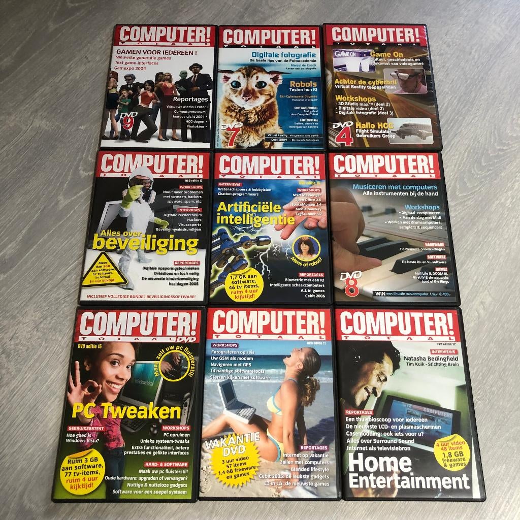 Vintage PC CD-ROM Software - Collectie Computer Totaal, Computers en Software, Ophalen of Verzenden