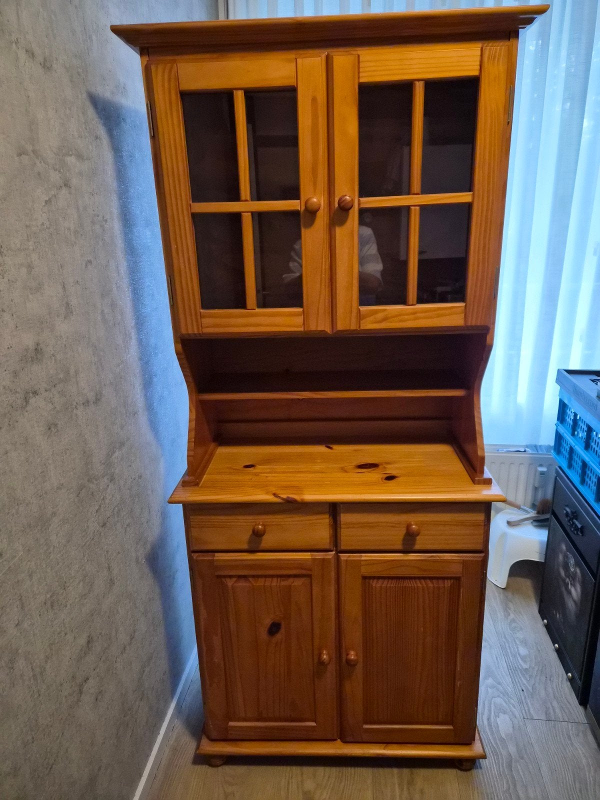 Gevraagd soortgelijke grenen buffetkast, Huis en Inrichting, Ophalen, Gebruikt, 50 tot 75 cm, 50 tot 100 cm