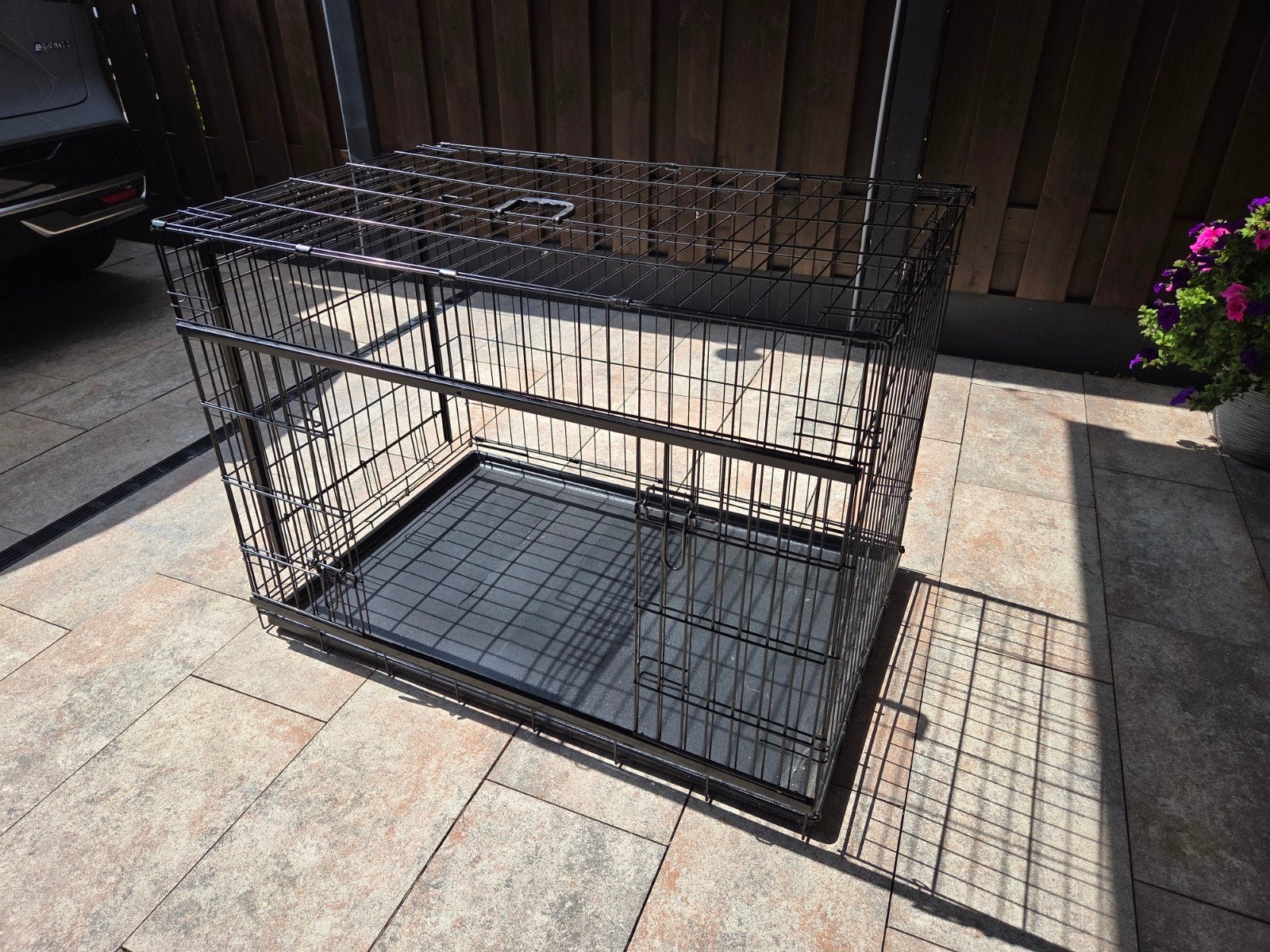 Hondenbench XXL Topmast Excellence met Schuifdeur, Dieren en Toebehoren, Hondenhokken, Ophalen, 110 cm of meer, Hondenhok, 65 tot 100 cm