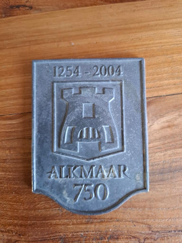 Alkmaarse munt lood 750 jaar, Ophalen of Verzenden, Vóór koninkrijk, Euro's, Losse munt