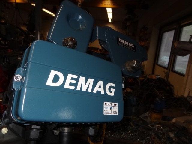 Demag kettingtakel 500 kg met elektra loopkat, Ophalen of Verzenden, Zo goed als nieuw, Elektrisch