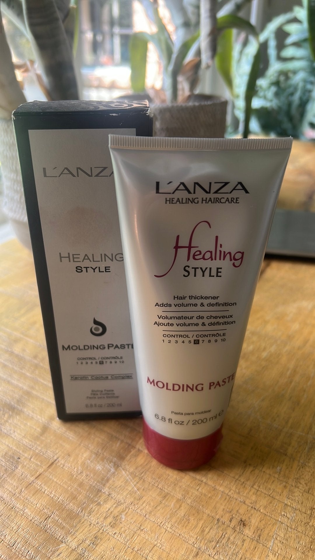 Lanza healing style molding paste 2 verpakkingen, Ophalen of Verzenden, Nieuw, Gel, Wax, Haarlak of Mousse