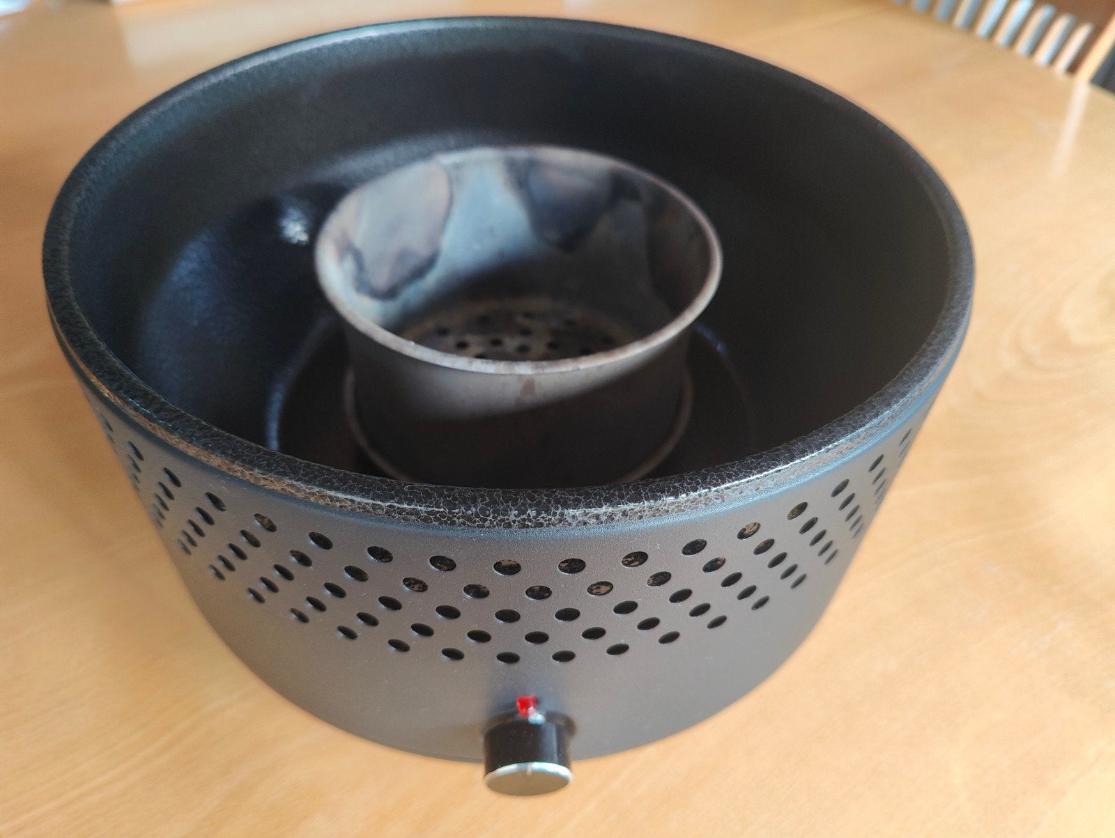 compacte tafelbarbecue, slechts 3 keer gebruikt, Ophalen of Verzenden, Zo goed als nieuw, Onbekend