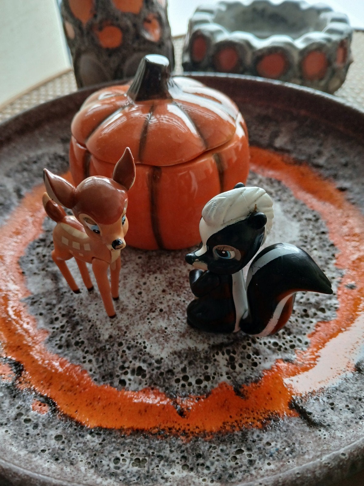 Disney poppetjes Bambi en Bloem., Ophalen of Verzenden, Zo goed als nieuw