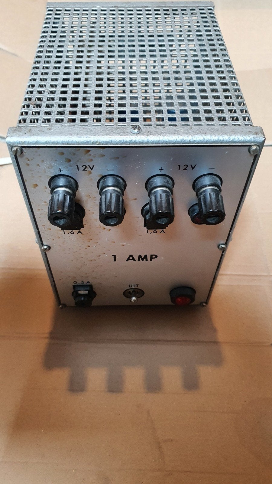 Vintage 12V lab voeding van Philips, Ophalen of Verzenden, Gebruikt, Elektriciteit