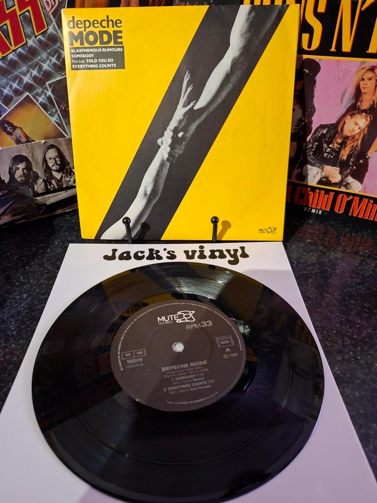 Depeche Mode    Somebody Single  1984, Ophalen of Verzenden, Zo goed als nieuw, Overige formaten
