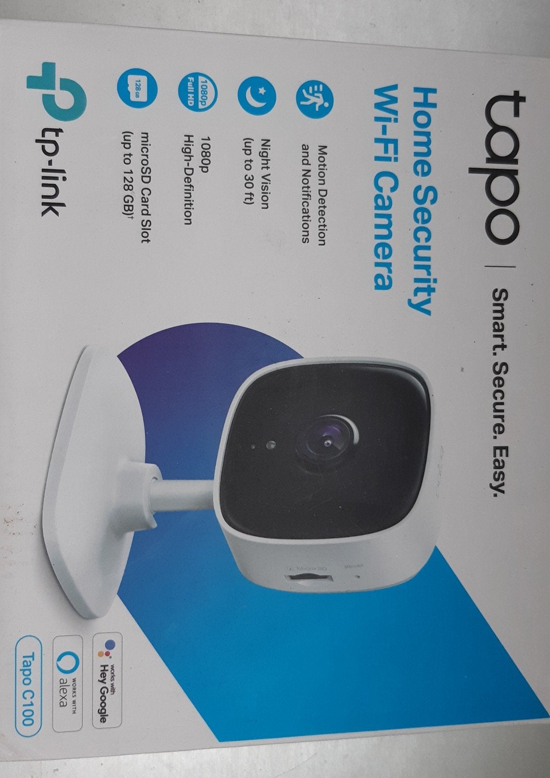 TP-Link Tapo C100 Home Security Wi-Fi Camera, Ophalen of Verzenden, Nieuw, Binnencamera