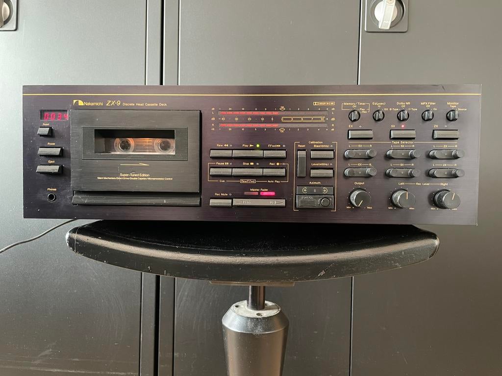 Nakamichi ZX-9 cassette deck (gereviseerd), Audio, Tv en Foto, Cassettedecks, Ophalen, Enkel, Overige merken