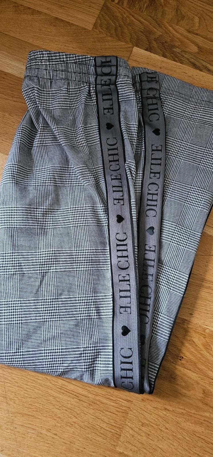 Little Chic meisjesbroek grijs | Mt 146/152 | stretch, Overige maten, Ophalen of Verzenden, Zo goed als nieuw, Grijs