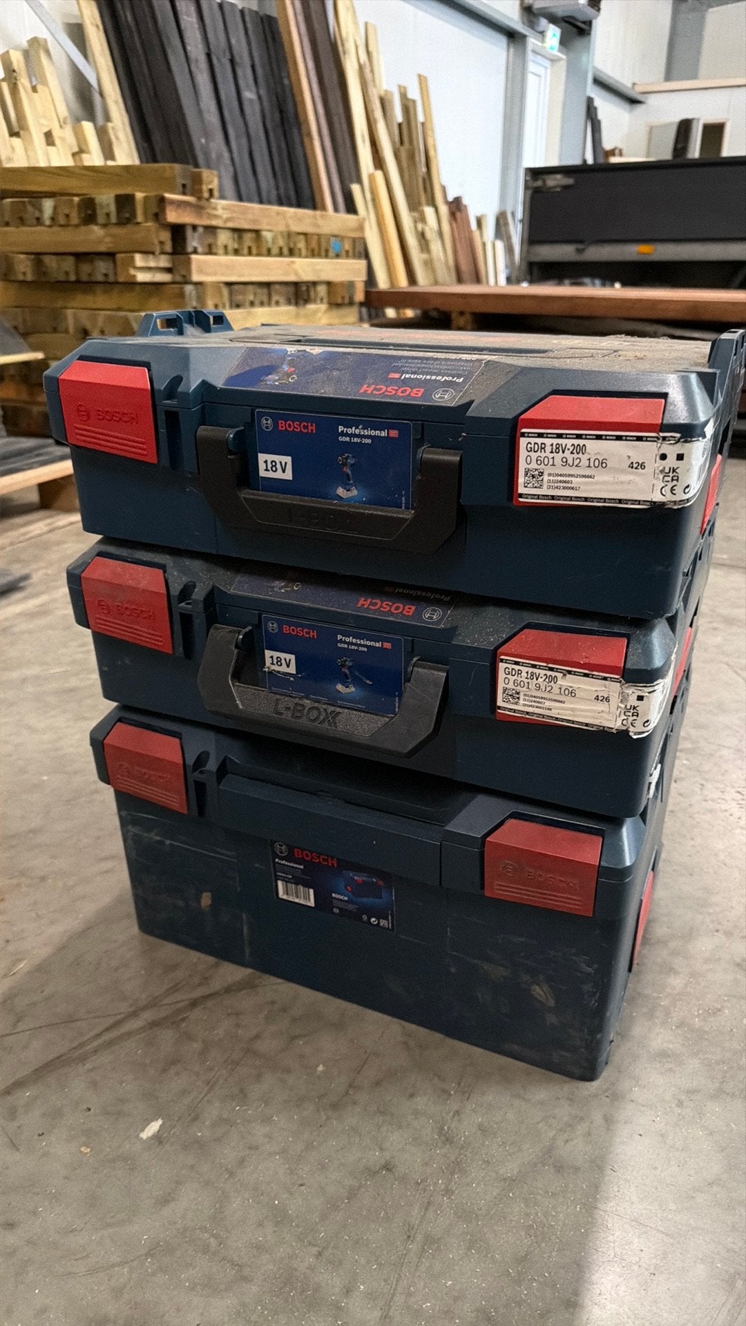 L boxx bosch 3x, Ophalen, ., Zo goed als nieuw, .