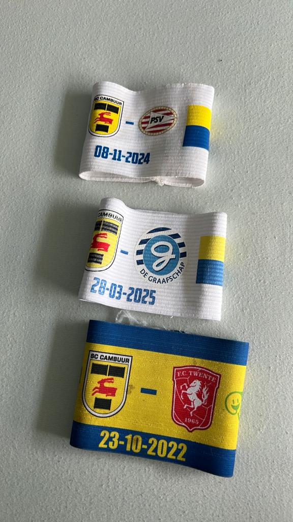 Oude cambuur aanvoerdersbanden, Ophalen, Gebruikt, Overige binnenlandse clubs