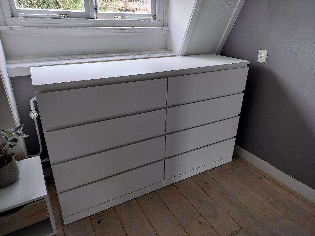Malm ladenkasten (2) IKEA, Huis en Inrichting, Ophalen, 50 tot 100 cm, Zo goed als nieuw, 3 of 4 laden
