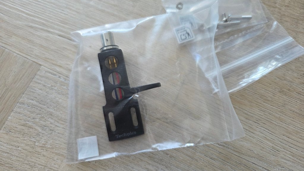 Originele Technics Headshell met Technics-logo, Ophalen, Nieuw, Platenspeler-onderdeel, Technics