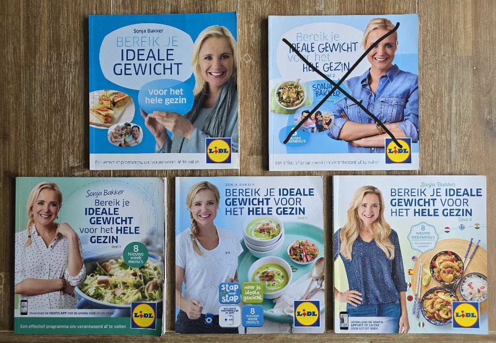 Bereik je ideale gewicht voor het hele gezin - Sonja Bakker, Boeken, Ophalen of Verzenden, Zo goed als nieuw, Dieet en Voeding