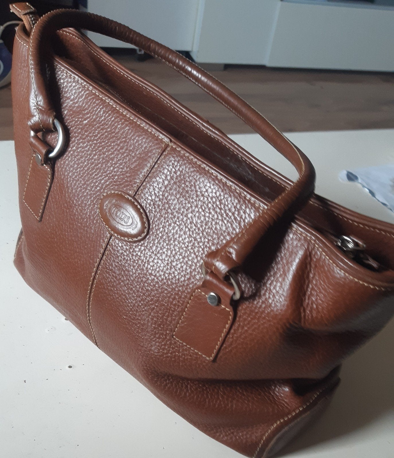Tod's Tas, Ophalen of Verzenden, Gebruikt, Bruin, Handtas