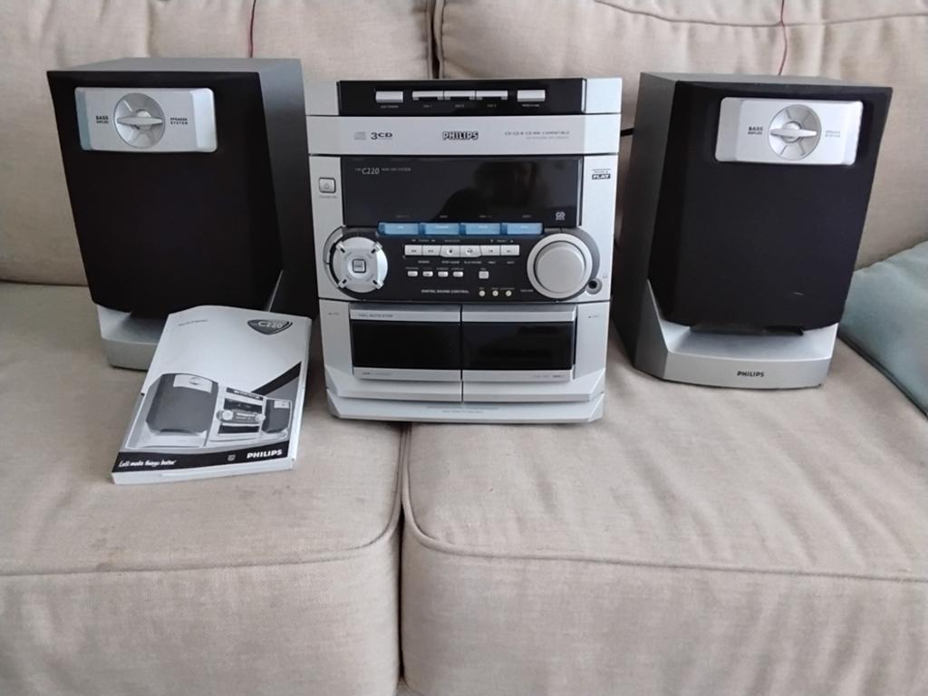 Philips mini audioset., Ophalen, Cassettedeck, Philips