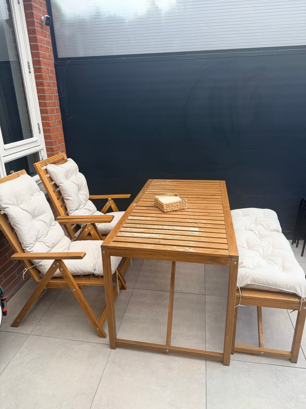 Ikea Tuinset - Opknapper, Ophalen, 4 zitplaatsen, Gebruikt, Eettafel