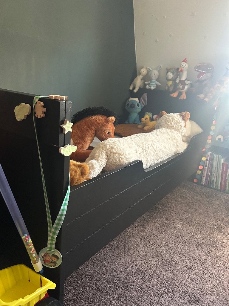 Peuter/ kleuter bed, Kinderen en Baby's, Ophalen, Gebruikt, 70 tot 85 cm, 140 tot 160 cm