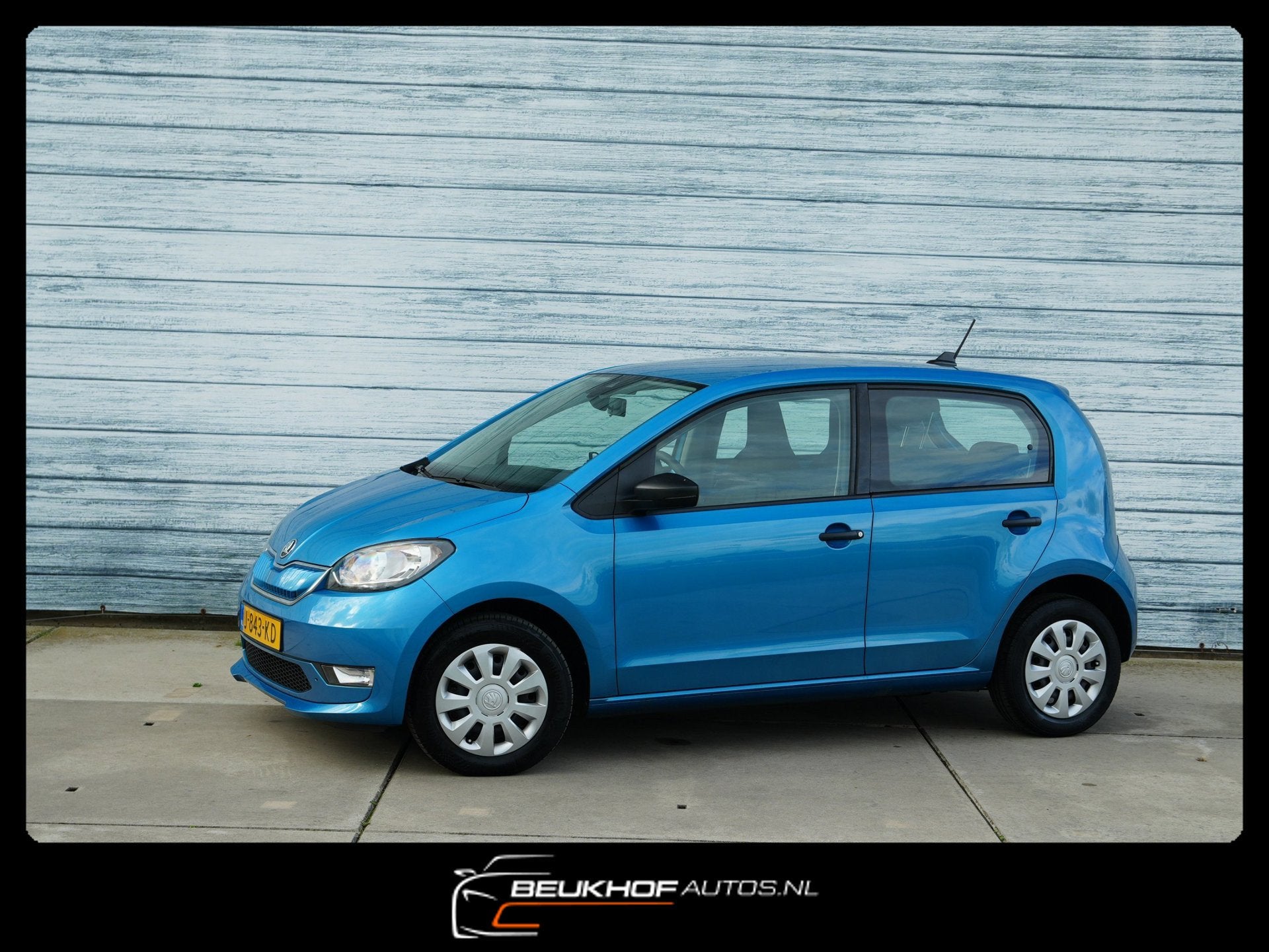 Skoda Citigo e-iV EV Ambition Bluetooth Airco Cruis Soh 92.4, Auto's, Zwart, Origineel Nederlands, Citigo, 538 min