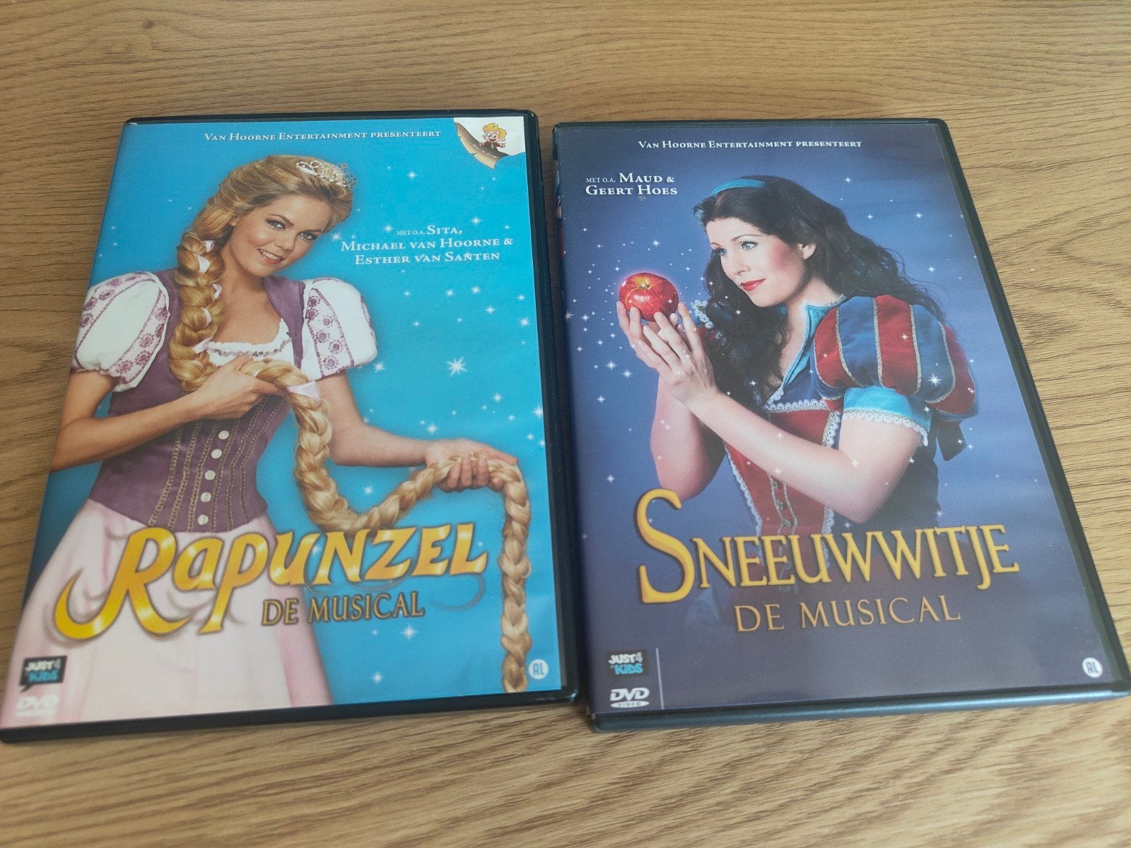 Rapunzel & Sneeuwwitje van hoorne De Musical DVD's, Cd's en Dvd's, Dvd's | Kinderen en Jeugd, Verzamelbox, Alle leeftijden, Nederlands