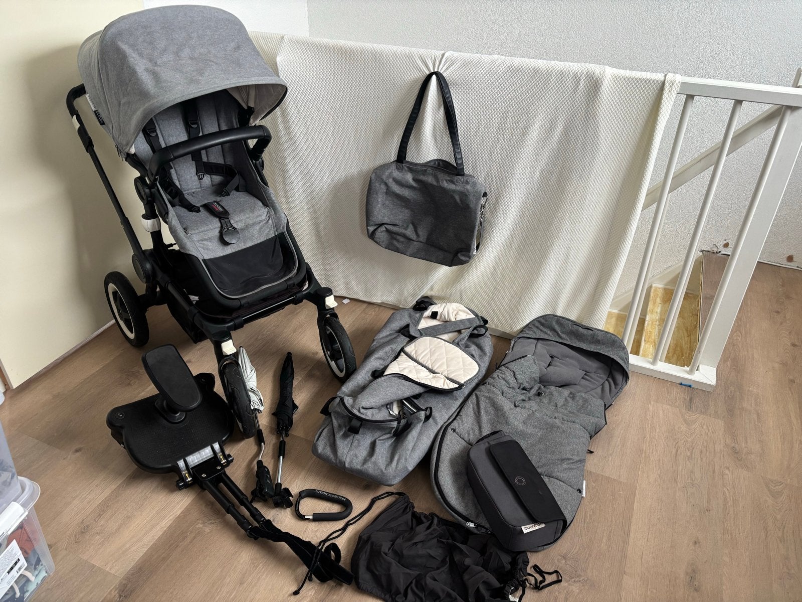 Bugaboo Buffalo Combiwagen met accessoires, Gebruikt, Bugaboo, Met reiswieg, Ophalen