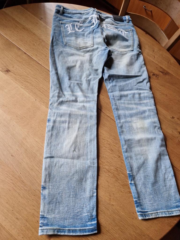 SPIJKERBROEK MAAT 32 LE JUST, Ophalen of Verzenden, Zo goed als nieuw, Blauw, W32 (confectie 46) of kleiner